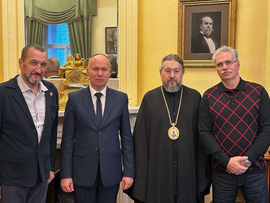 Епископ Вениамин посетил СПбИИ РАН 07.11.2025